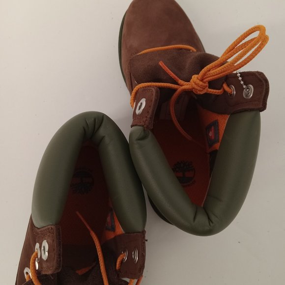 Timberland Premium Dark Brown Nubuck 6-Inch Waterproof Boots - Picture 9 of 12